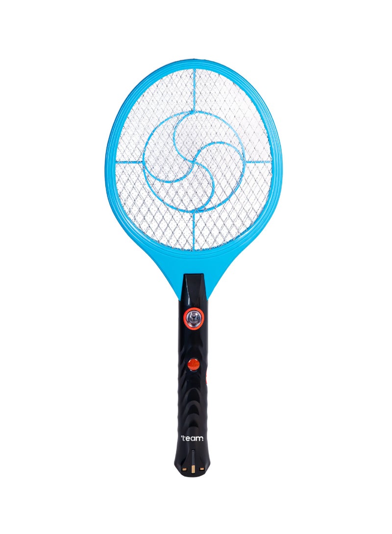 TEAM Mosquito Swatter Racket | Electric Fly Swatter with LED Light, Comfortable Switch, BS Plug, 1400mAh Battery | Bug Zapper for Indoor & Outdoor Pest Control - Image 1